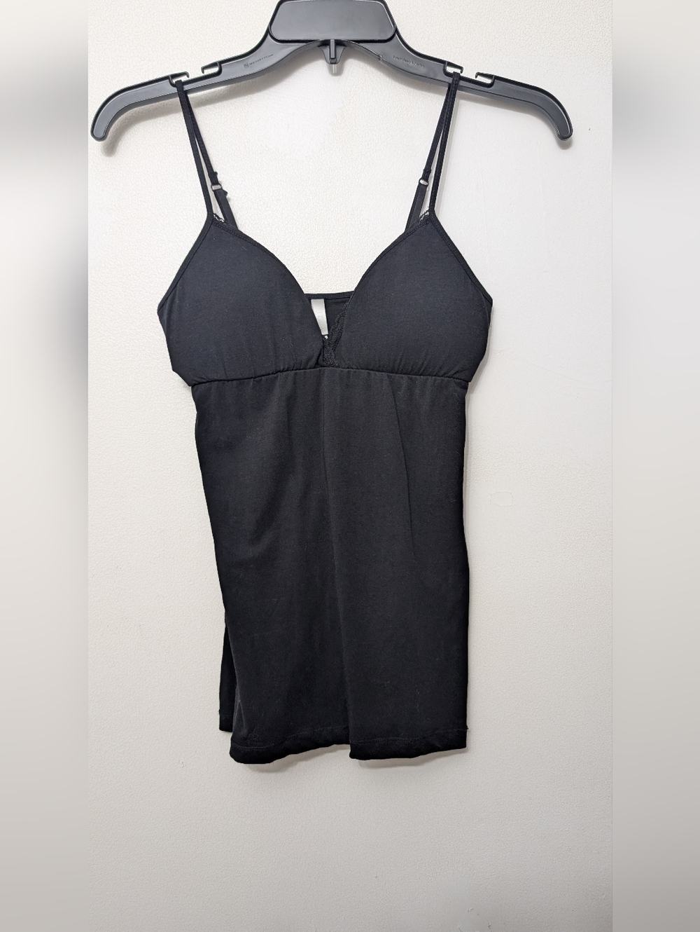 Miiyu Simons Black Camisole with Adjustable Straps